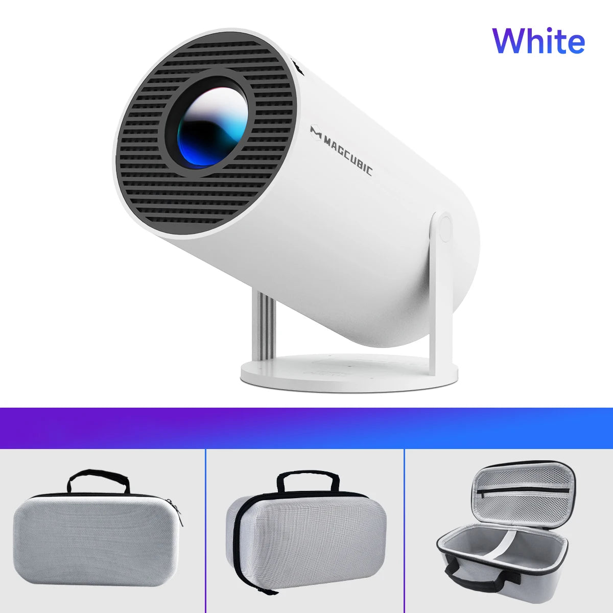 Magcubic HY300 Pro Projector | 8K Support, Android 14, Dual WiFi 6, 290 ANSI Lumens
